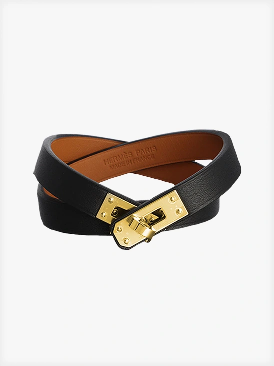 HERMES MINI KELLY DOUBLE TOUR BRACELET