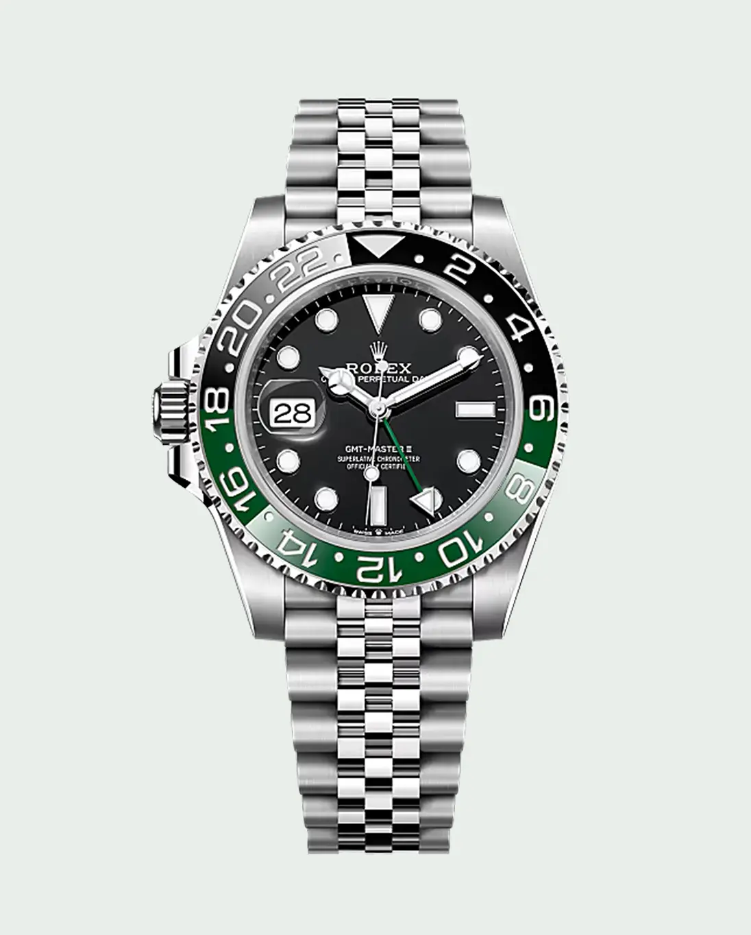 Rolex® GMT-Master II - Sprite 40 mm, Jubilee.
