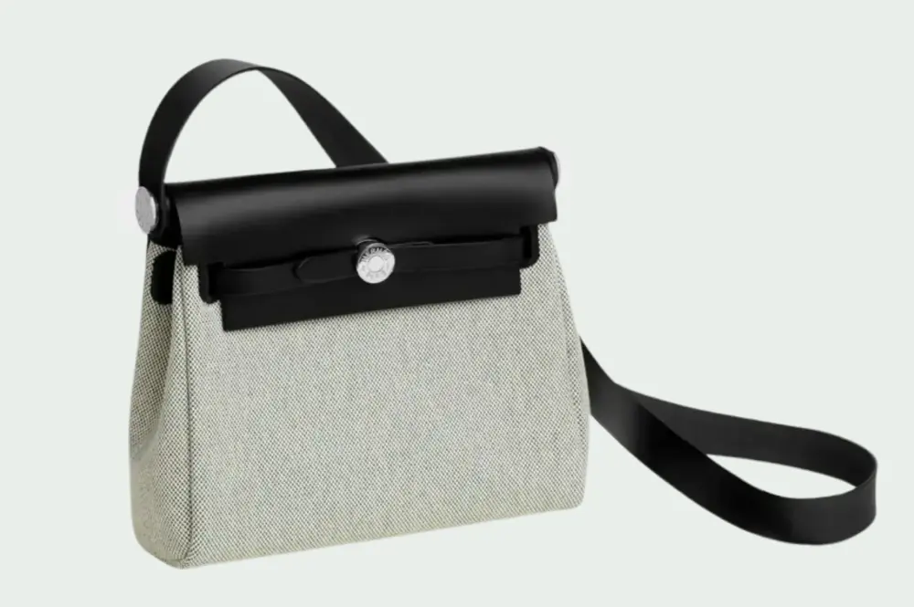 Hermès Herbag 20 – Ecru / Noir